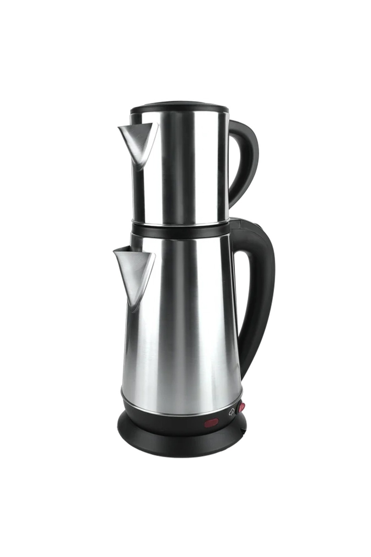 1800W Çelik Hazneli Çaycı – 1.8L Su Isıtıcı + 0.8L Demlik, Süzgeç