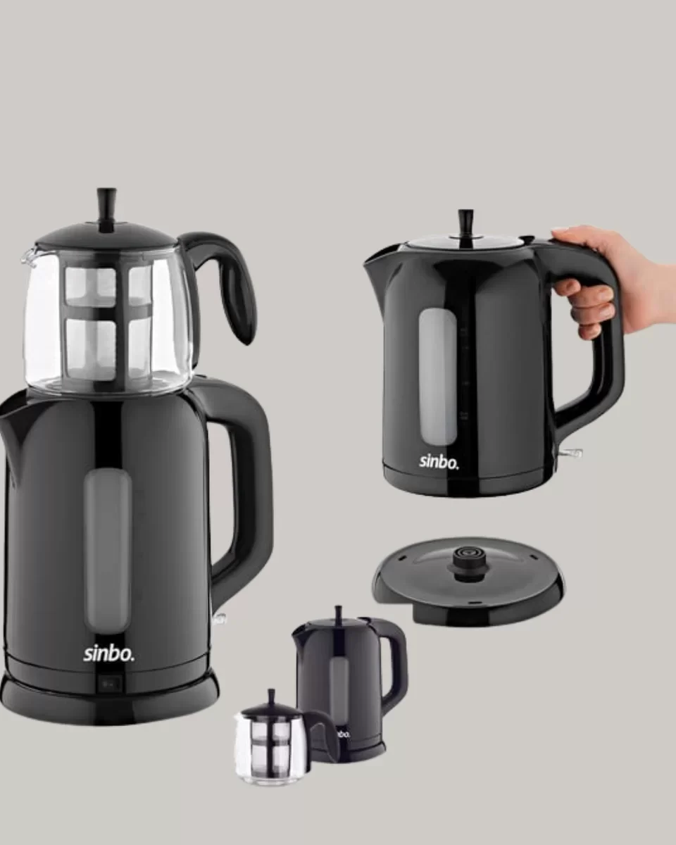 1800W Güçlü Cam Demlik ve 17L Su Haznesi ile Yeni Nesil Çay Keyfi