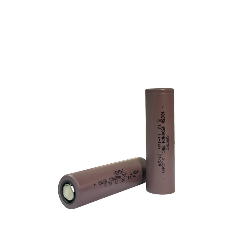 18650 3.7V 1500 Mah 20C Li-ion Şarjlı Pil