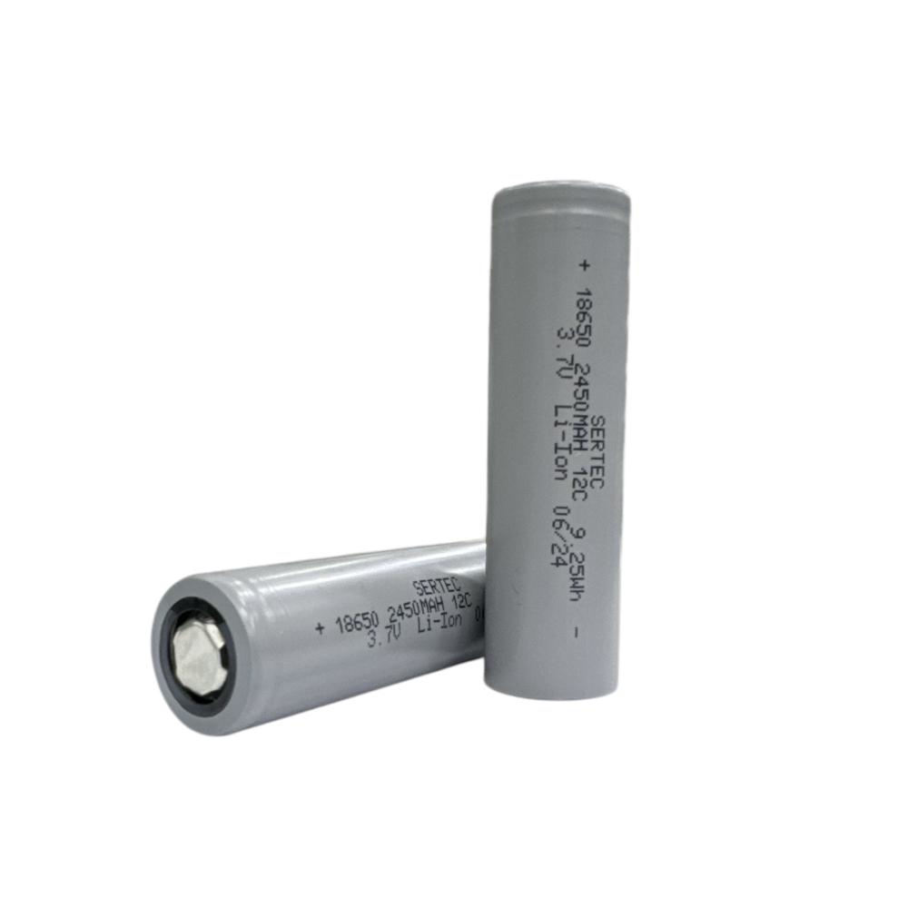 18650 3.7V 2450 Mah 12C Li-Ion Şarjlı Pil 18650 3.7V 2450 Mah 12C Li-Ion Şarjlı Pil
