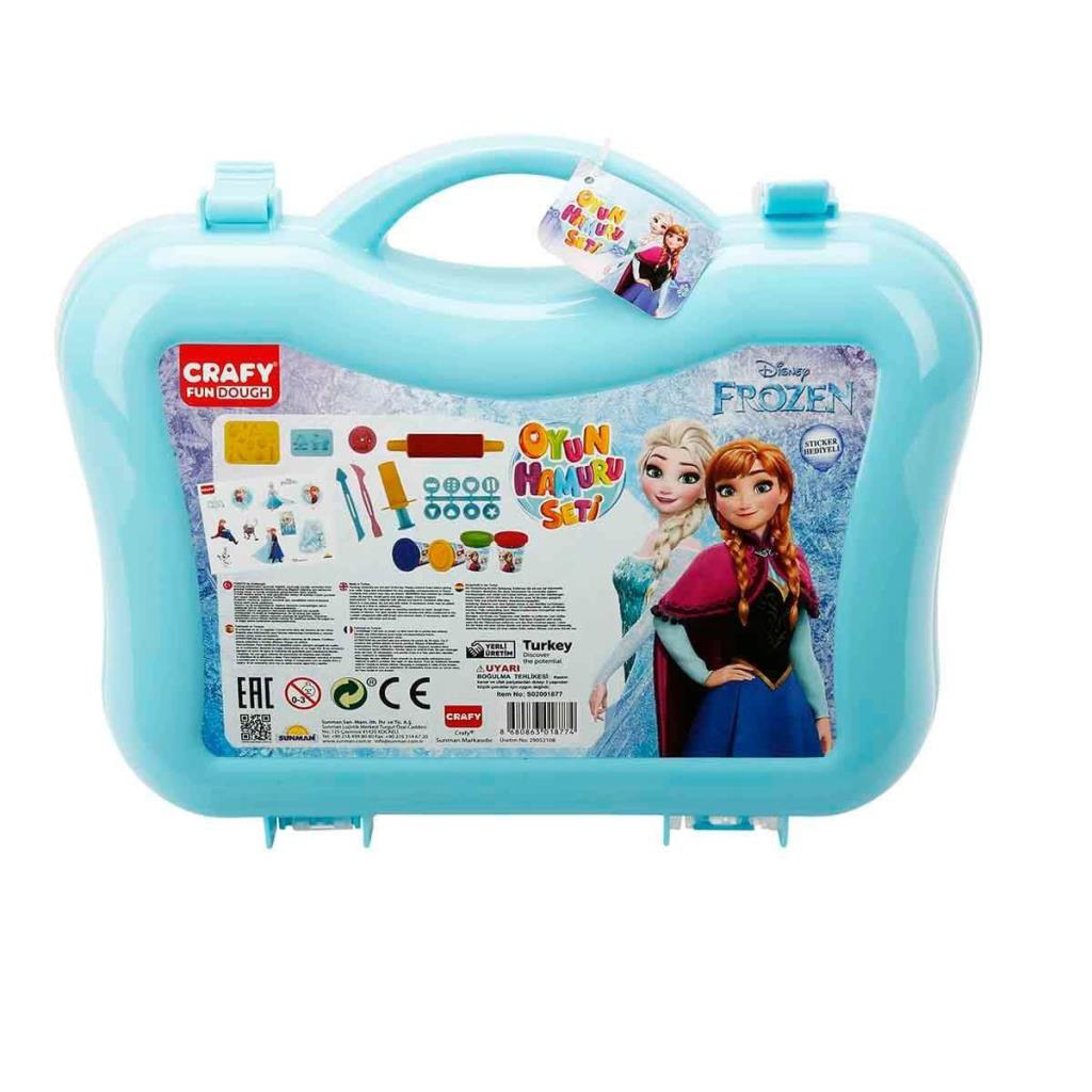 1877 Crafy Frozen Çantalı Oyun Hamuru Seti 200 g 20 Parça 1877 Crafy Frozen Çantalı Oyun Hamuru Seti 200 g 20 Parça
