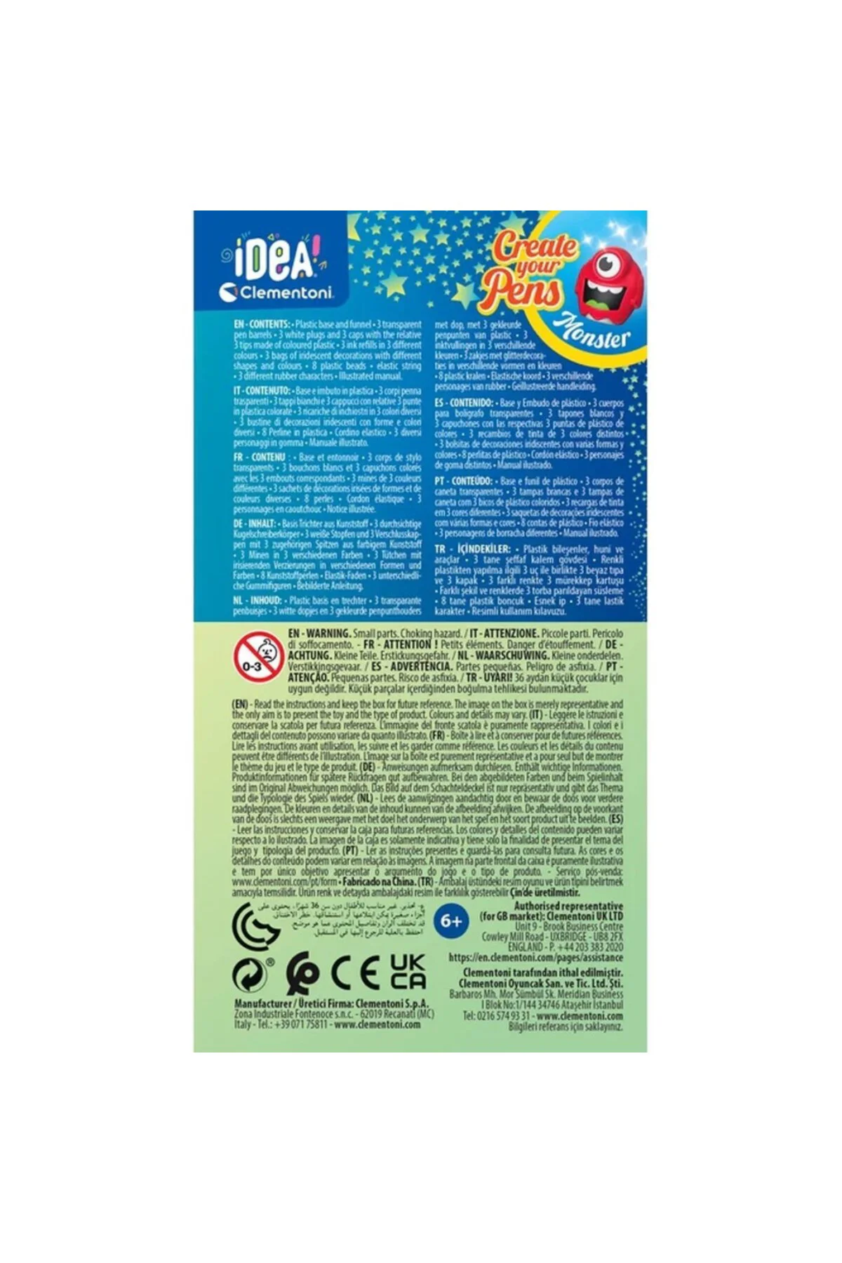 18828 Idea Clemetoni - Mini Kalem Laboratuvarı - Canavarlar