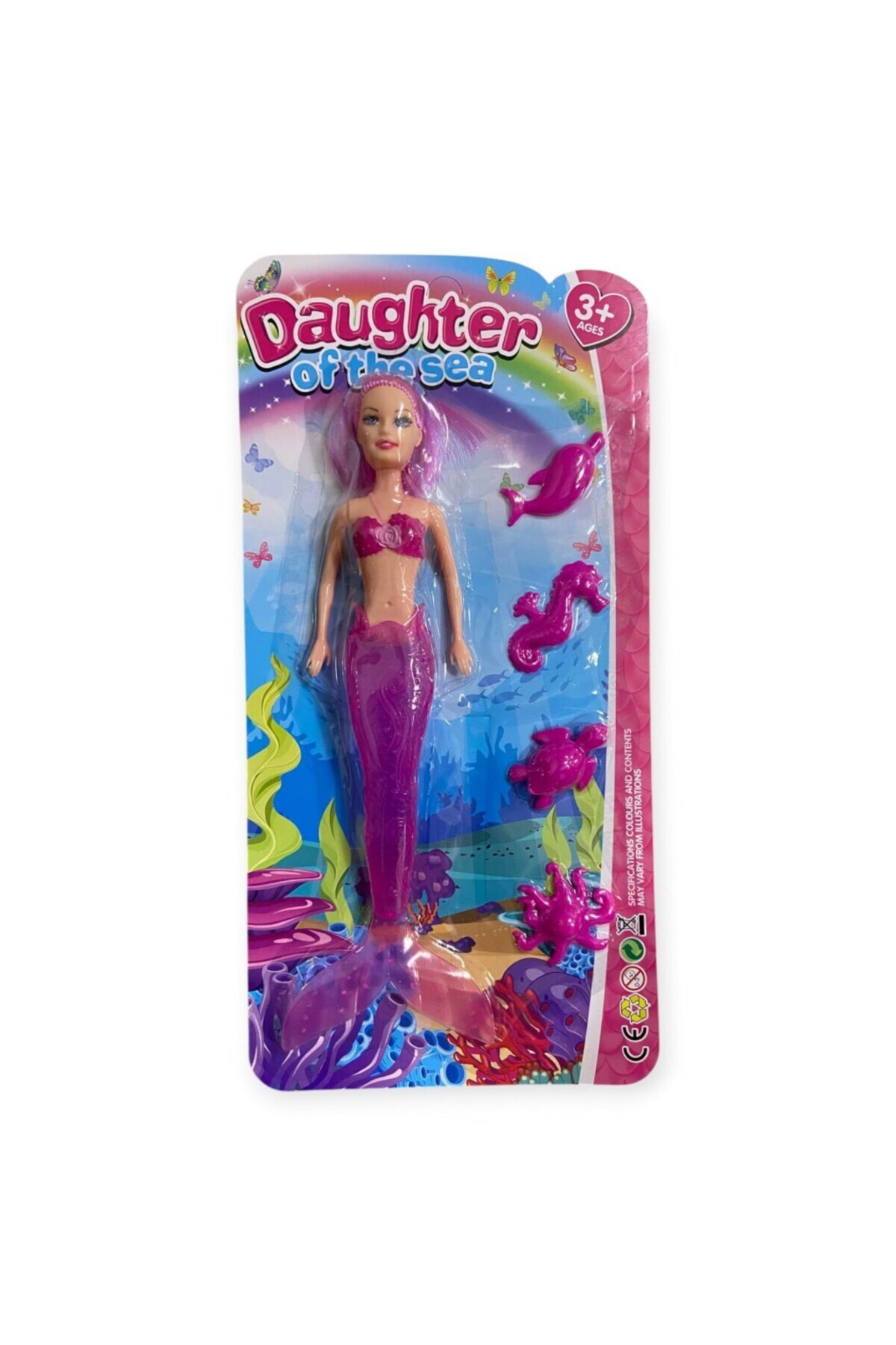 189-6 IŞIKLI DENİZ KIZI AKSESUARLI KARTELA (Lisinya)