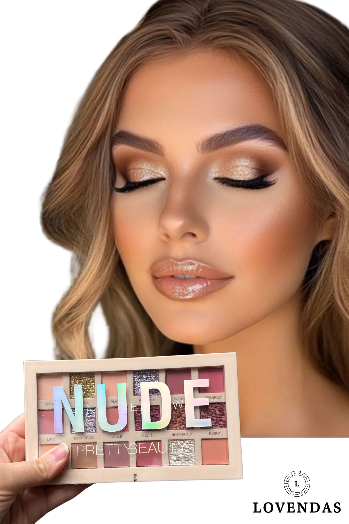 Lovendas 18'Li Nude Far Paleti