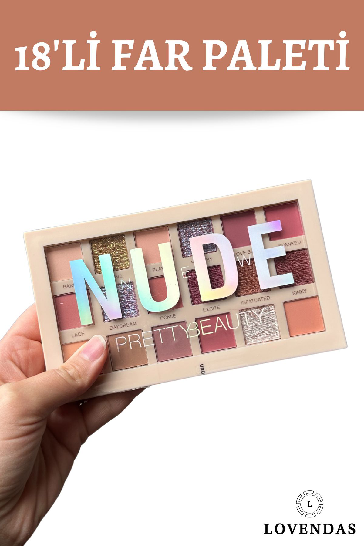 Lovendas 18'Li Nude Far Paleti