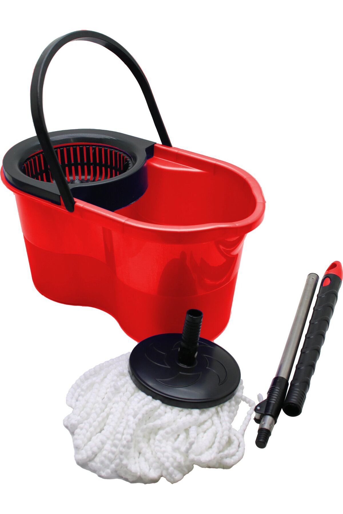 Luxe 18Lt---Kutulu---Otomatik Dönerli Kova Mop Temizlik Seti Lxshp 105