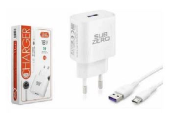 Çetinkaya 18W 3.4A Hizli Ev Tipi Micro Usb Başlikli Şarj Cihazi