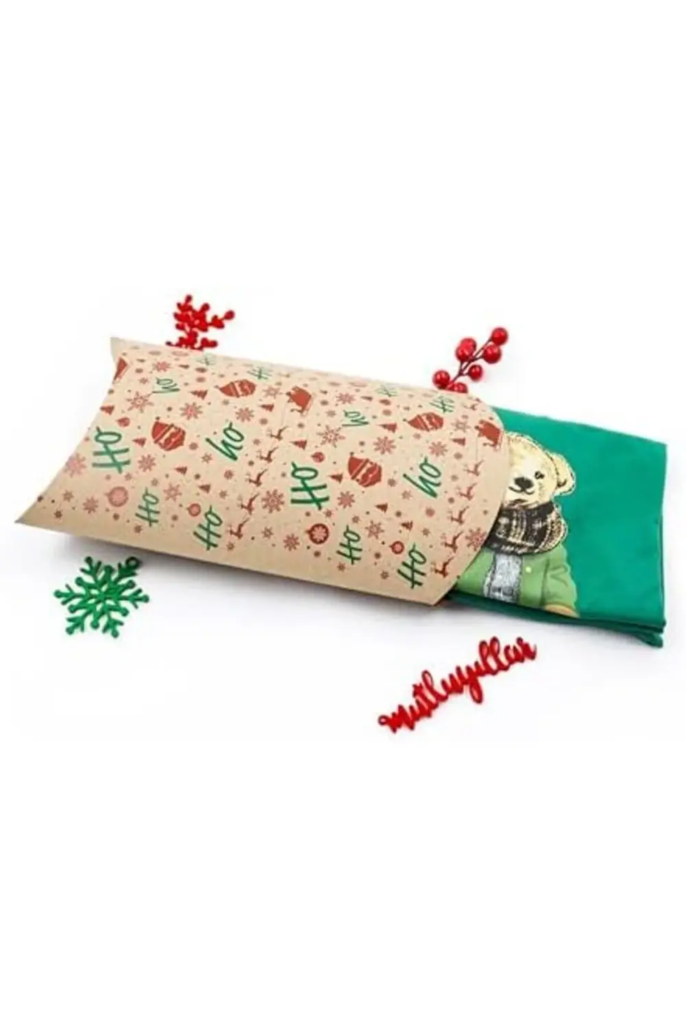 18x20 Yılbaşı Temalı Yastık Model Hediye Kutusu (2'li Set) 395519