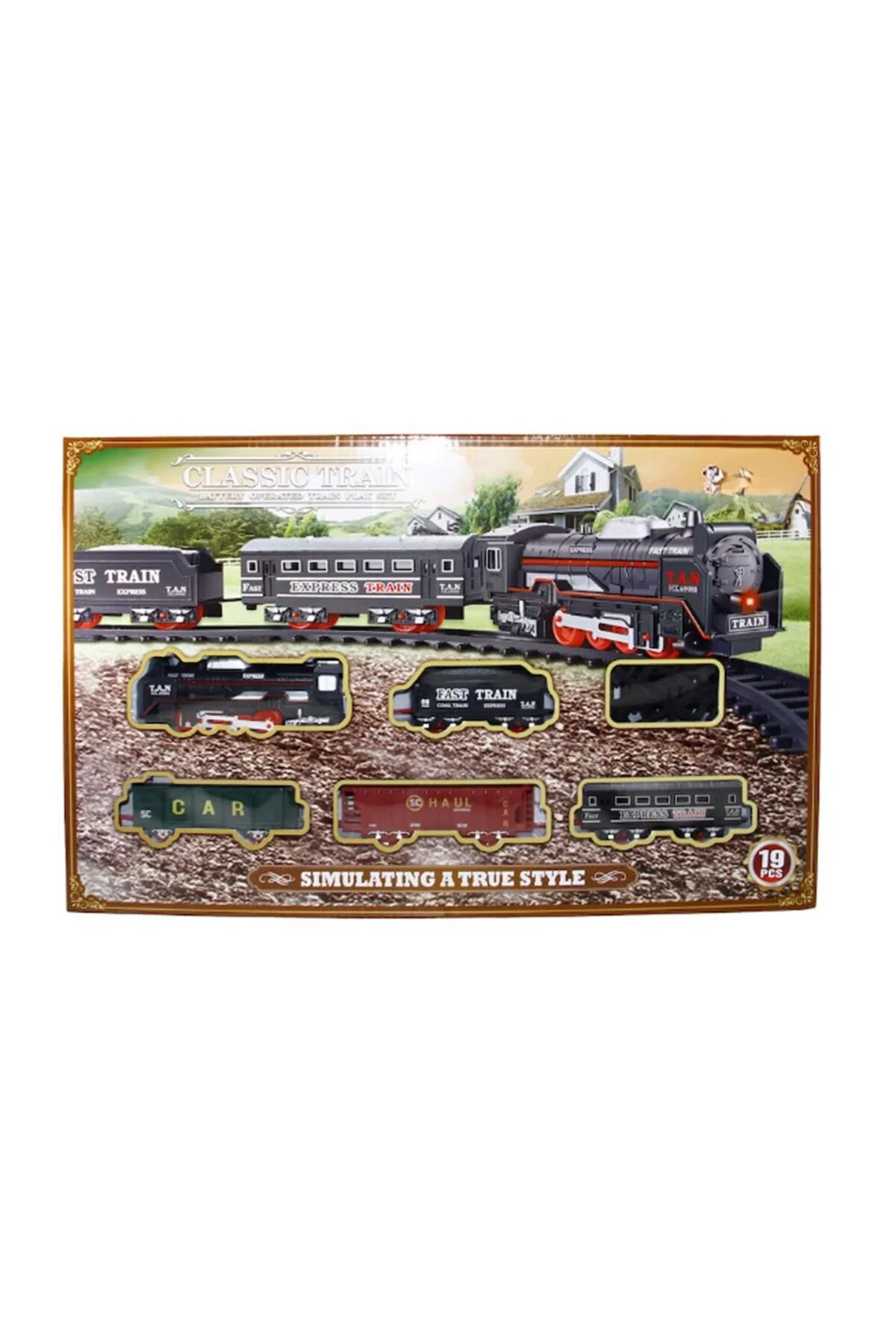 19 Parça Classic Tren Set