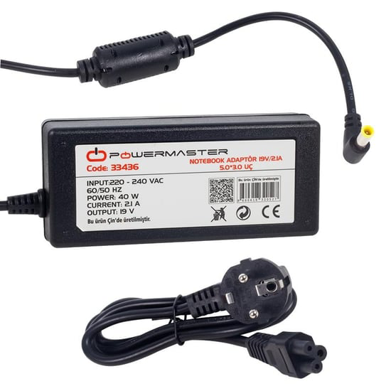 Herz 19 Volt - 2.1 Amper 5.0*3.0 Mm Uçlu Adaptör (Notebook)