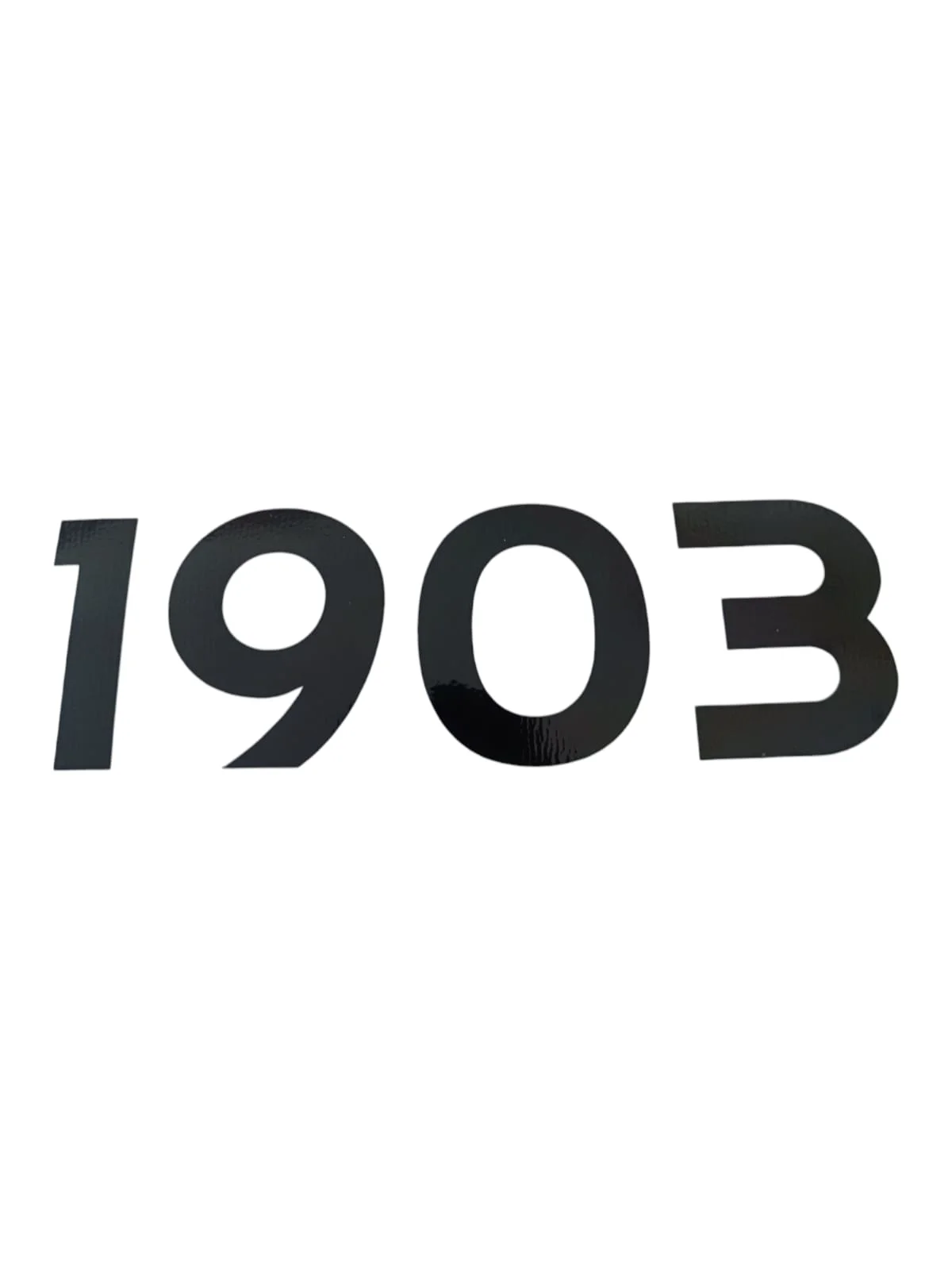 1903 Yazılı Oto Sticker Siyah 20x7cm 1903 Yazılı Oto Sticker Siyah 20x7cm