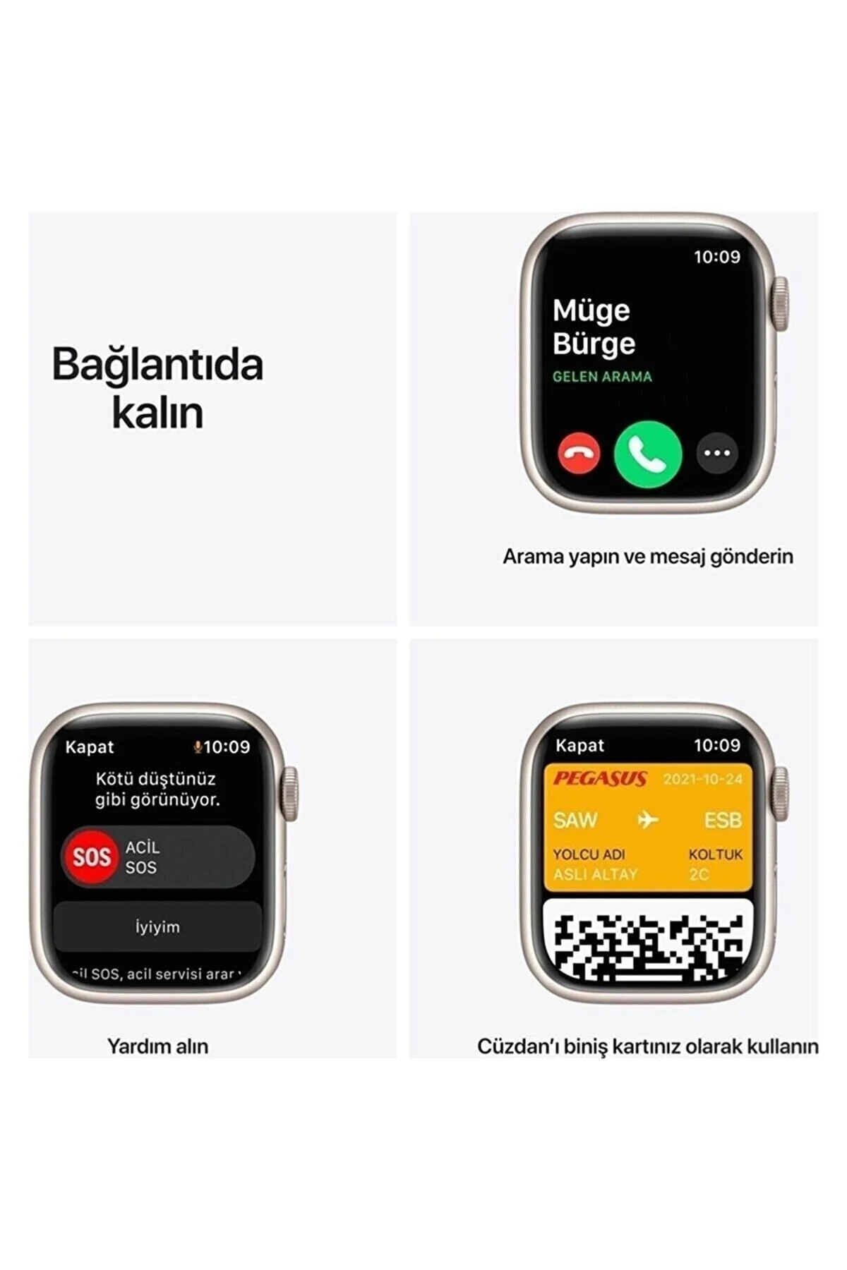 1.91 İnç Ekranlı Siyah Akıllı Saat, GPS ve Sağlık Takibi Özellikleri ile Giyilebilir Teknoloji