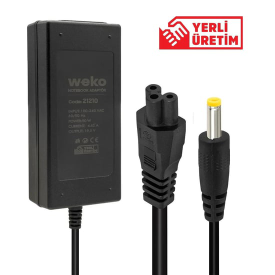 19.5 Volt 4.62 Amper 90 Watt Notebook Adaptör (4.0*1.7 Uçlu) 19.5 Volt 4.62 Amper 90 Watt Notebook Adaptör (4.0*1.7 Uçlu)