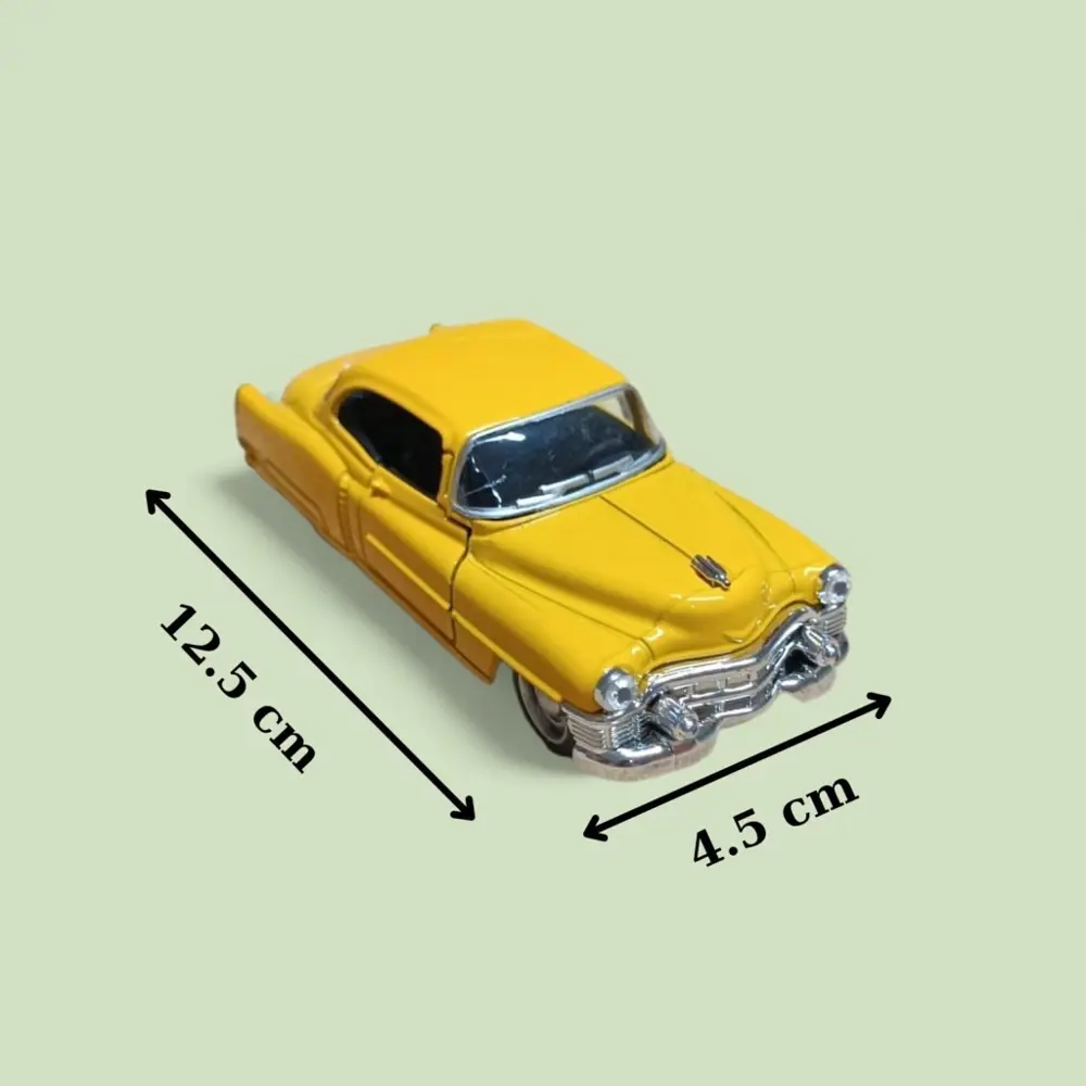 1953 Cadillac Serıes 62 Coupe Diecast Sarı Çek Bırak Model Araba