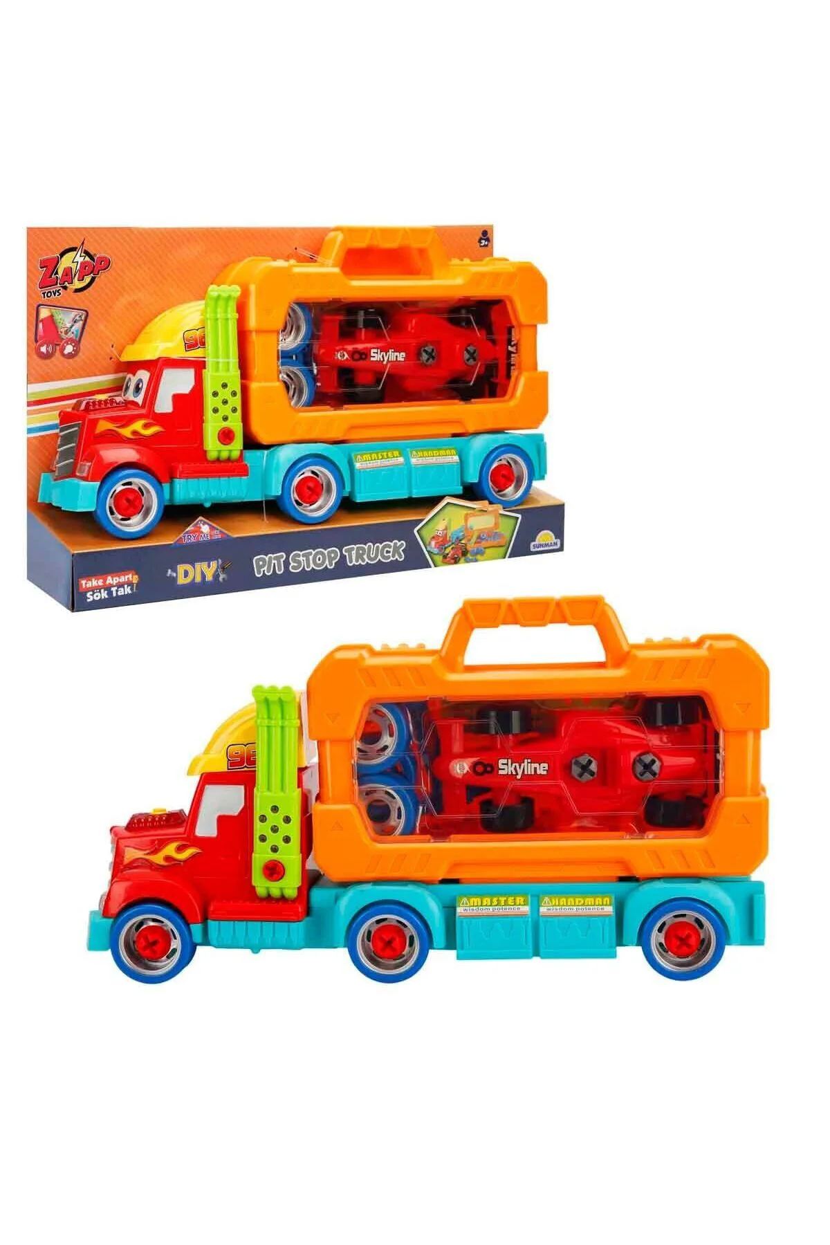 1963 SUN-YFN-ZAP-SÖK TAK TRANSPORTER ÇANTALI FORMULA 12PRÇ SES IŞIK