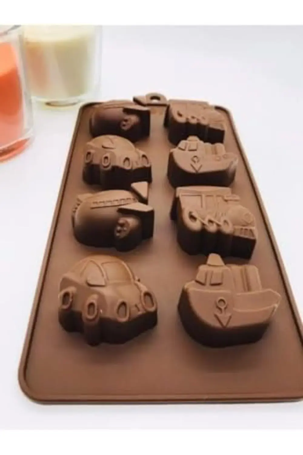 198- Siliko World Silikon Çikolata Kalıbı, Kahverengi 395519