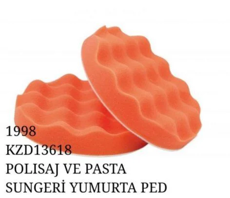 1998   Meşem Pasta Polısaj Süngeri 150Mm - Cırtlı Ped