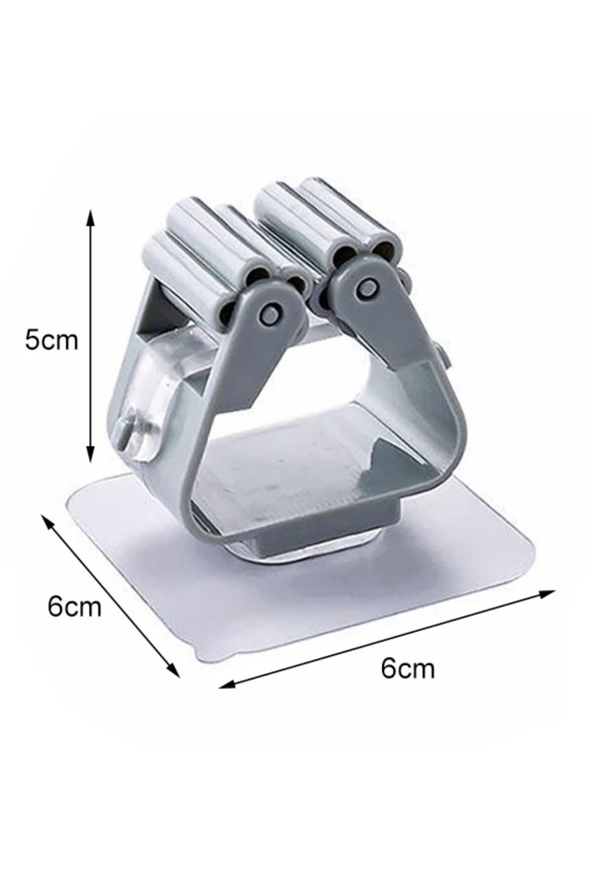 1Adet Kalite Tekli Duvara Yapışkanlı Mop Tutucu Aparat Sopa Askıs