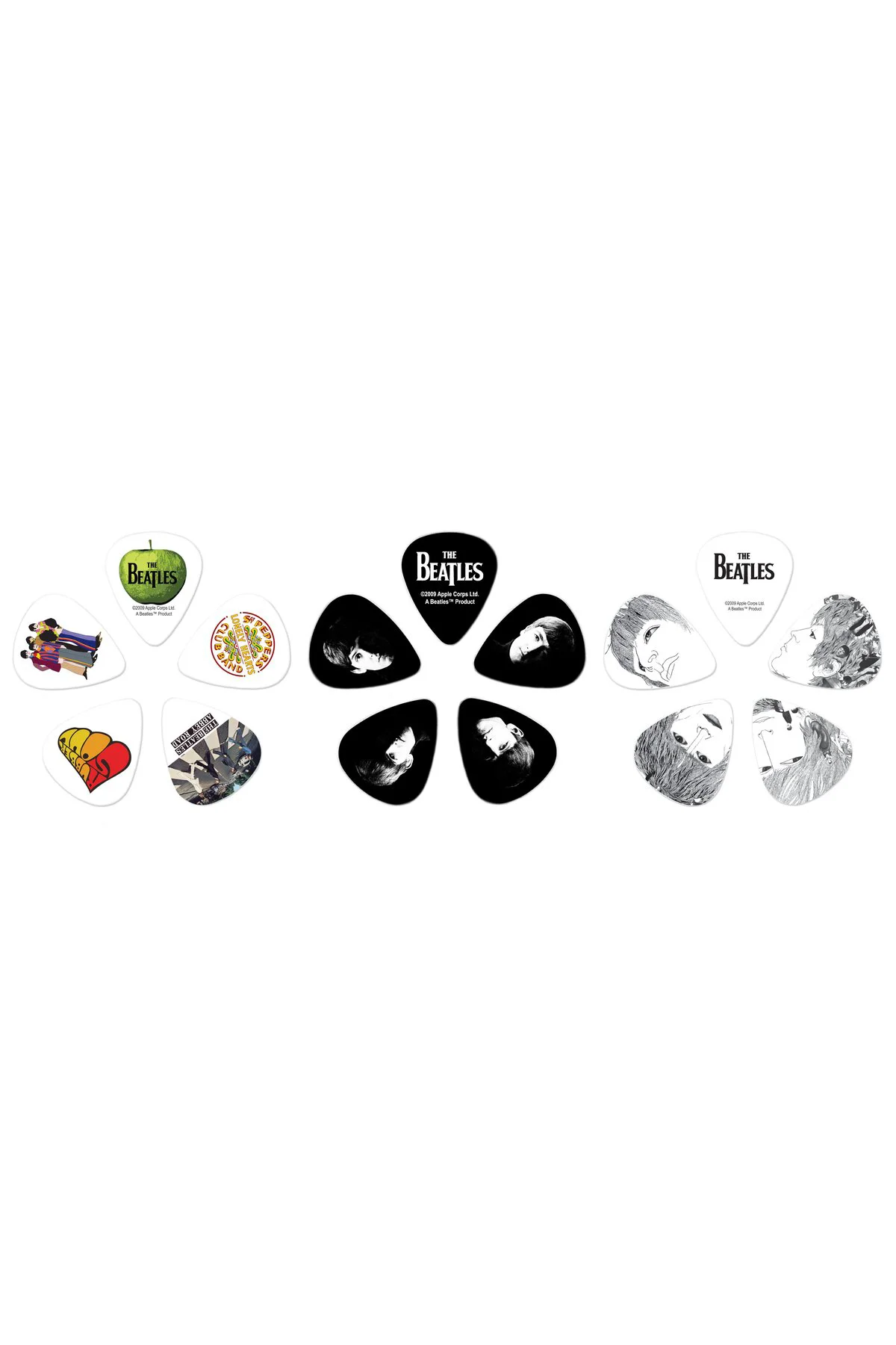 1CAB4-15BT3 Beatles Pick Tin Sgt Peppers (Kutulu Set) | Metal Kut