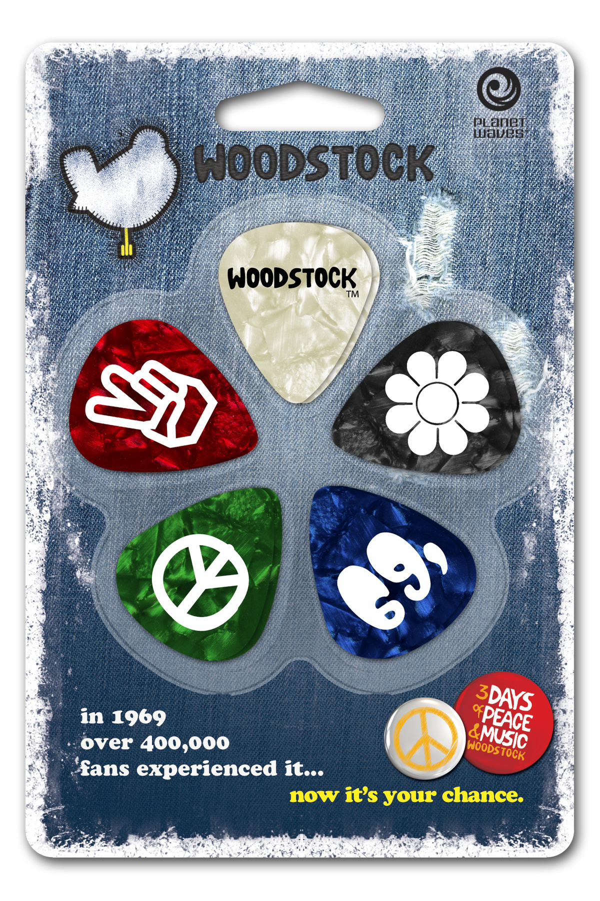 Planet Waves 1Cac6-10Ws Wood Stock Logolu 10 Adet Sert Pena 1Mm