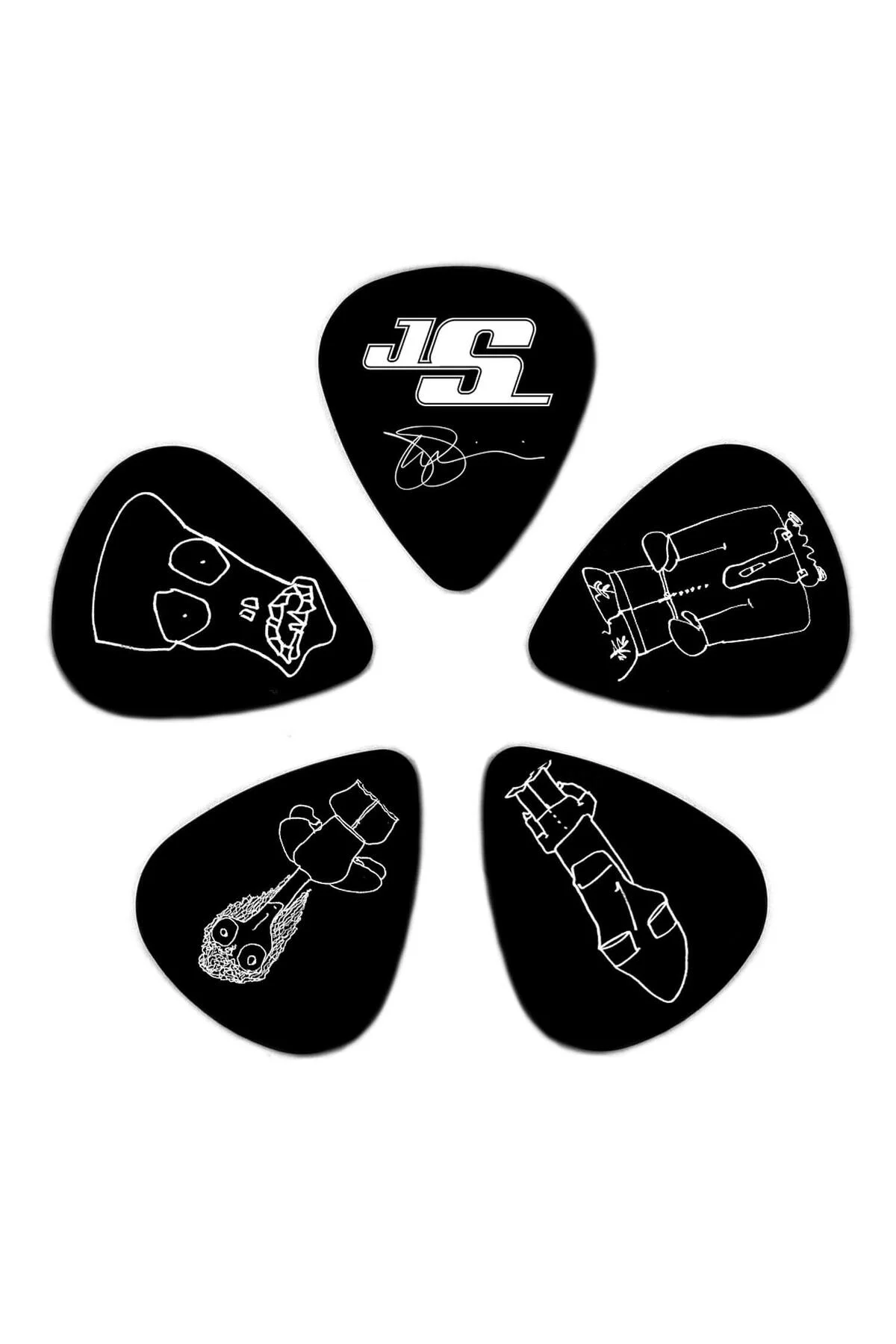 1CBK4-10JS Joe Satriani Medium Pena Set - Görsel 2