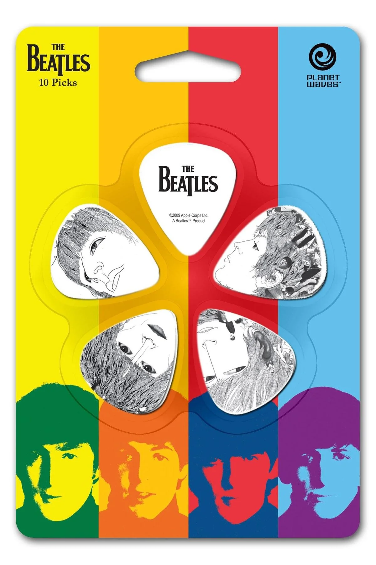 1CWH2-10B1 Beatles Revolver İnce (Thin) Gitar Penası (10'lu Paket - Koleksiyonluk) | L 1CWH2-10B1 Beatles Revolver İnce (Thin) Gitar Penası (10'lu Paket - Koleksiyonluk) | L