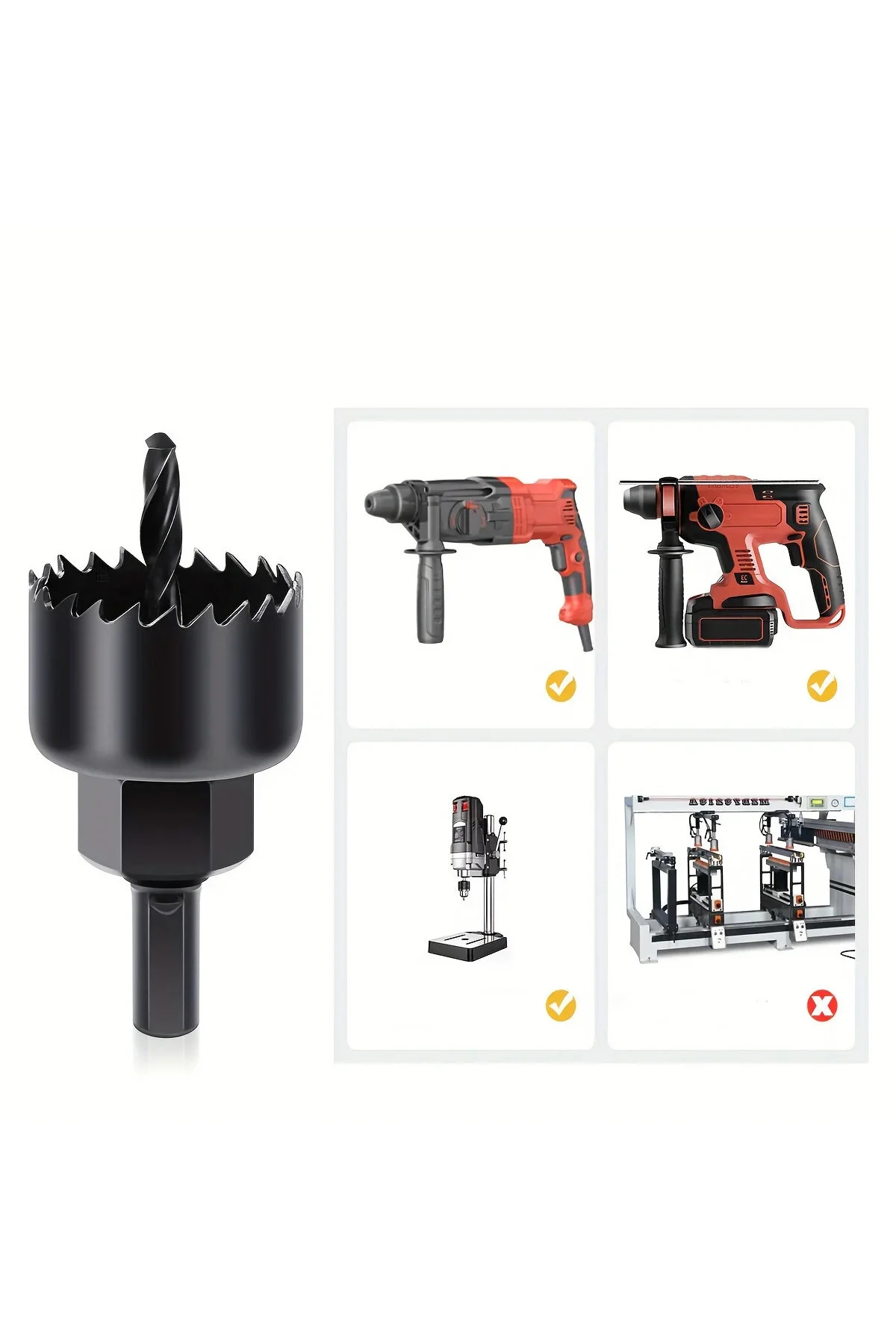 1İN1 Buat Açma Panç Seti Metal - Ahşap - Pvc - Alçıpan - Pls. 19-22-29-32-38-44-51-64MM 1İN1 Buat Açma Panç Seti Metal - Ahşap - Pvc - Alçıpan - Pls. 19-22-29-32-38-44-51-64MM