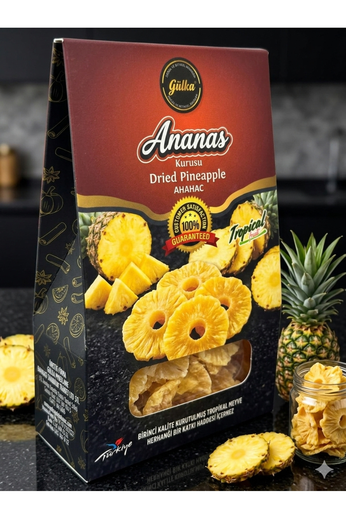1.Kalite Ananas Kurusu 100 Gr