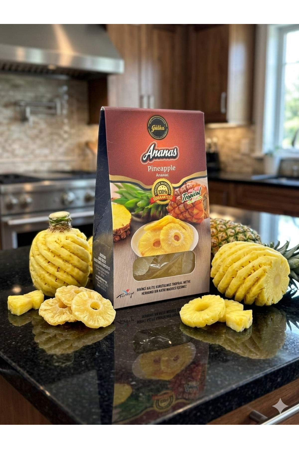 1.Kalite Ananas Kurusu 100 Gr
