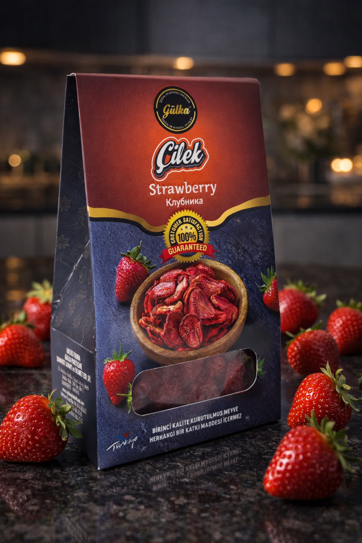 1.Kalite Çilek Kurusu 100 Gr