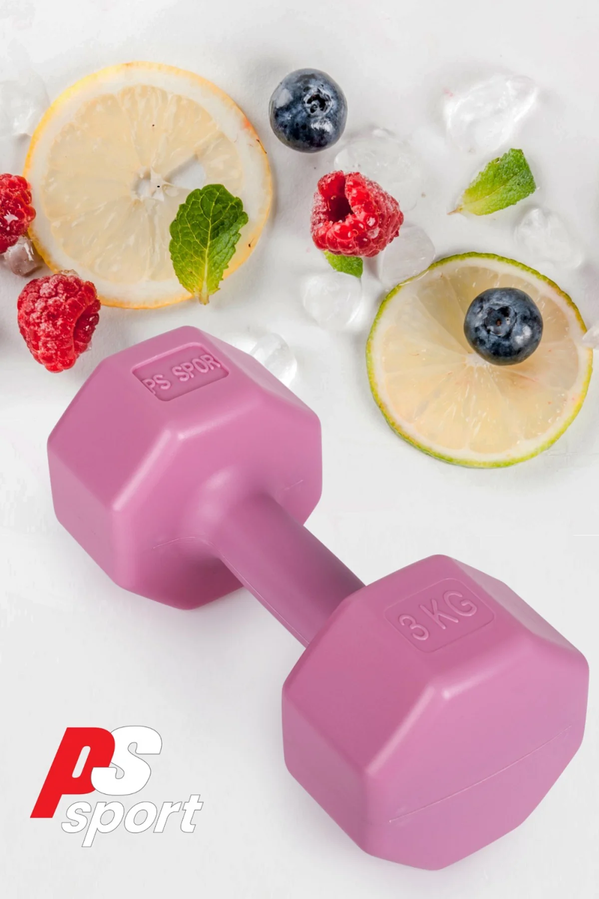 1Kg,2Kg,3Kg Pembe Renk Dambıl,Fitness ve Kardiyo Seti