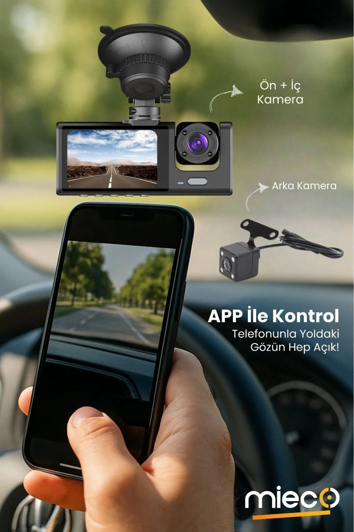 1s Wifi / App /1920p Fhd/ 170° Ultra Geniş Açı/gece Görüş/ G-sens