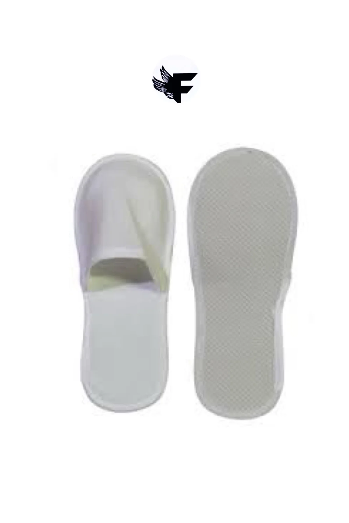 1.sınıf hijyenik ambalajlı 500 Çift Overloklu Beyaz Tela Otel Ter