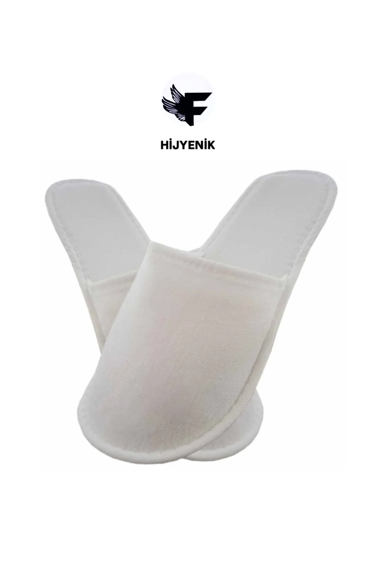 1.sınıf hijyenik ambalajlı 500 Çift Overloklu Beyaz Tela Otel Ter