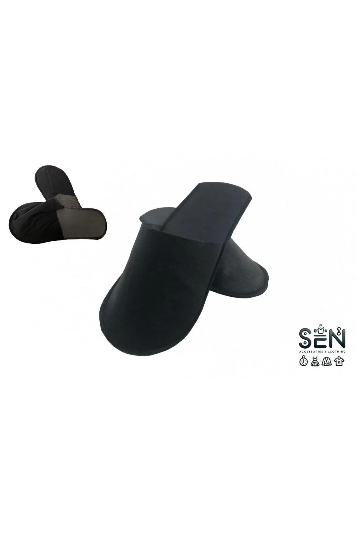 1.sınıf hijyenik ambalajlı 1 Çift Overloklu Beyaz Tela Otel Terli