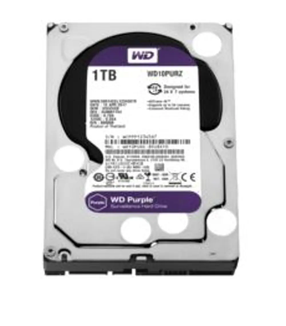 1TB Purple SATA6 64MB DV 7x24 WD10PURZ 5400 rpm