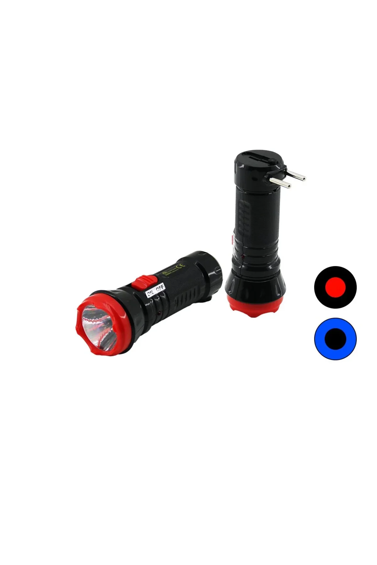 1W Tek Led Fiş Şarjlı El Feneri Uzun Mesafeli 1W Tek Led Fiş Şarjlı El Feneri Uzun Mesafeli