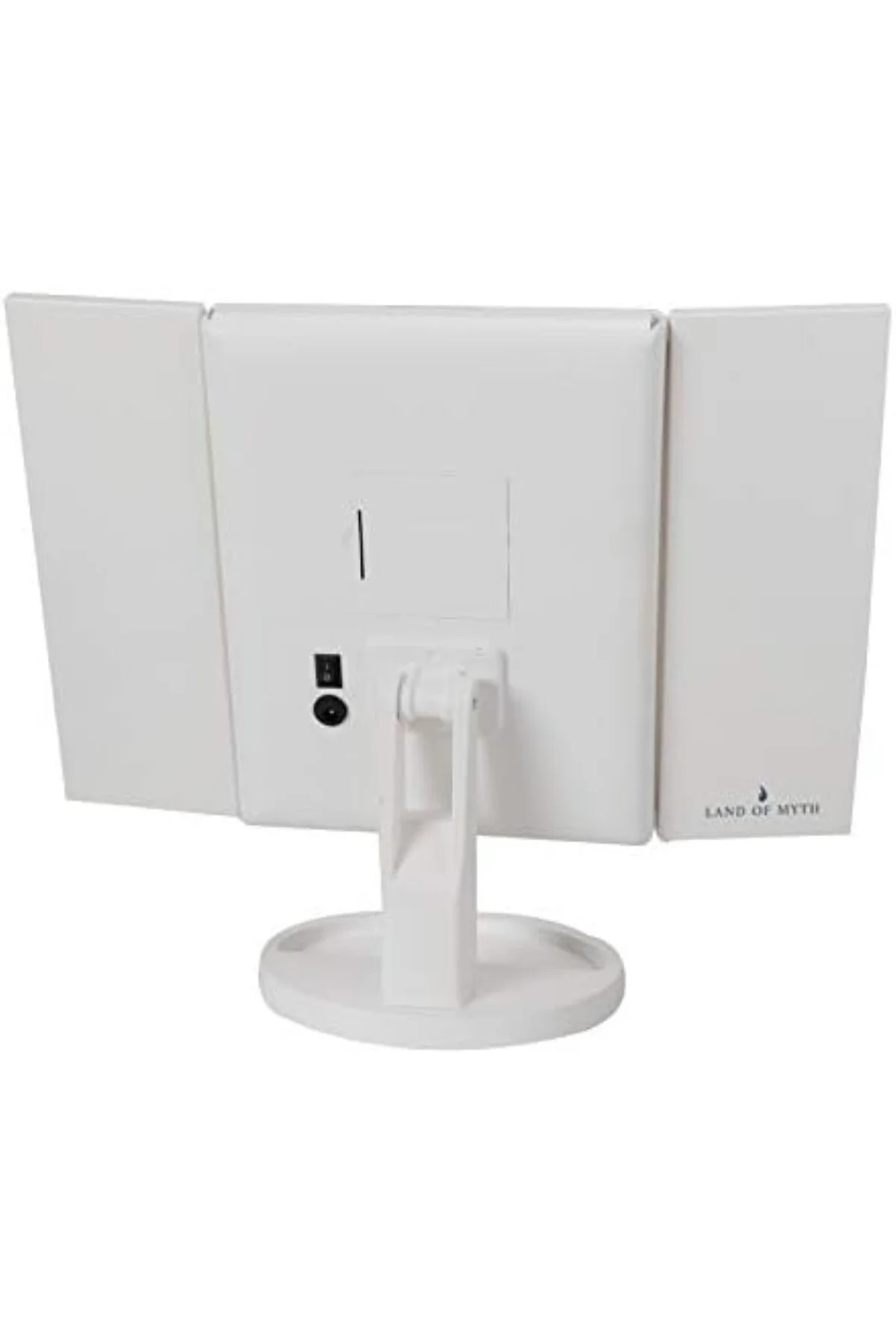 - 1X-2X-3X-10X Büyütmeli 37 LED Işıklı Makyaj Aynası, 3 Panel, Katlanabilir, Dokunma