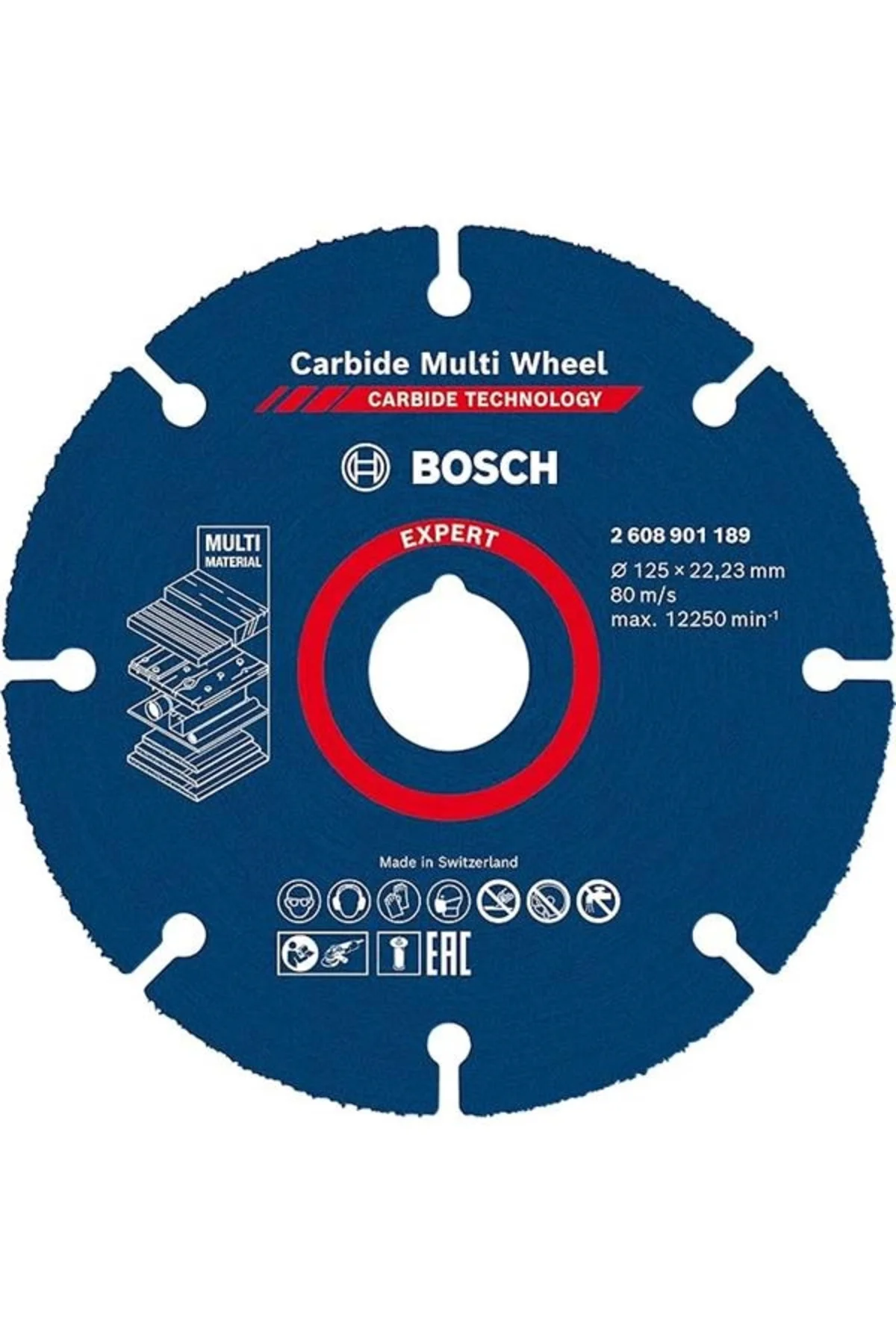 1x EXPERT Carbide Multi Wheel Kesici Diskler (Sert ahşap, Çivili 