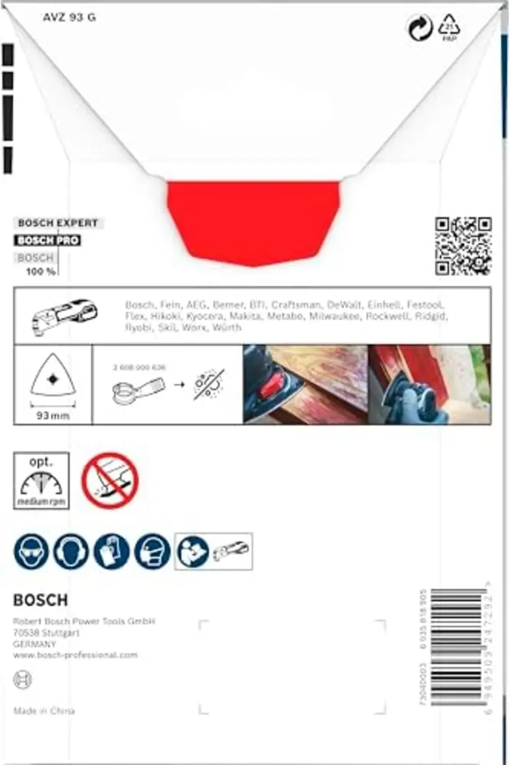 1x PRO AVZ 93 G Zımpara Tabanı (Ø 93 mm, Professional Aksesuar Ço