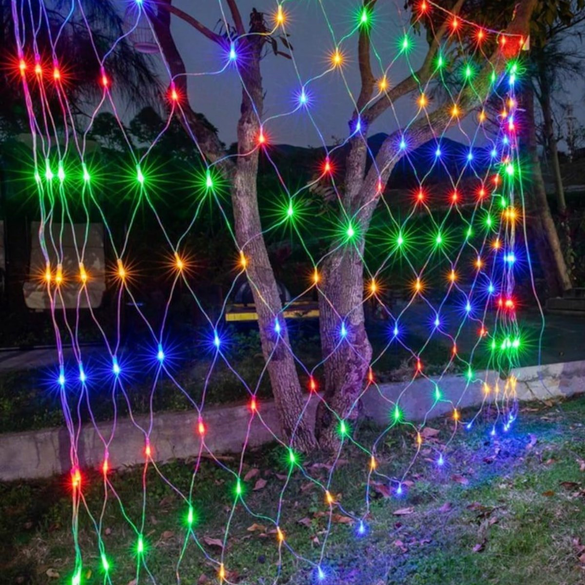 1x2 Metre Dekoratif File Ağ Perde 192 LED 8 Animasyonlu Farklı Iş