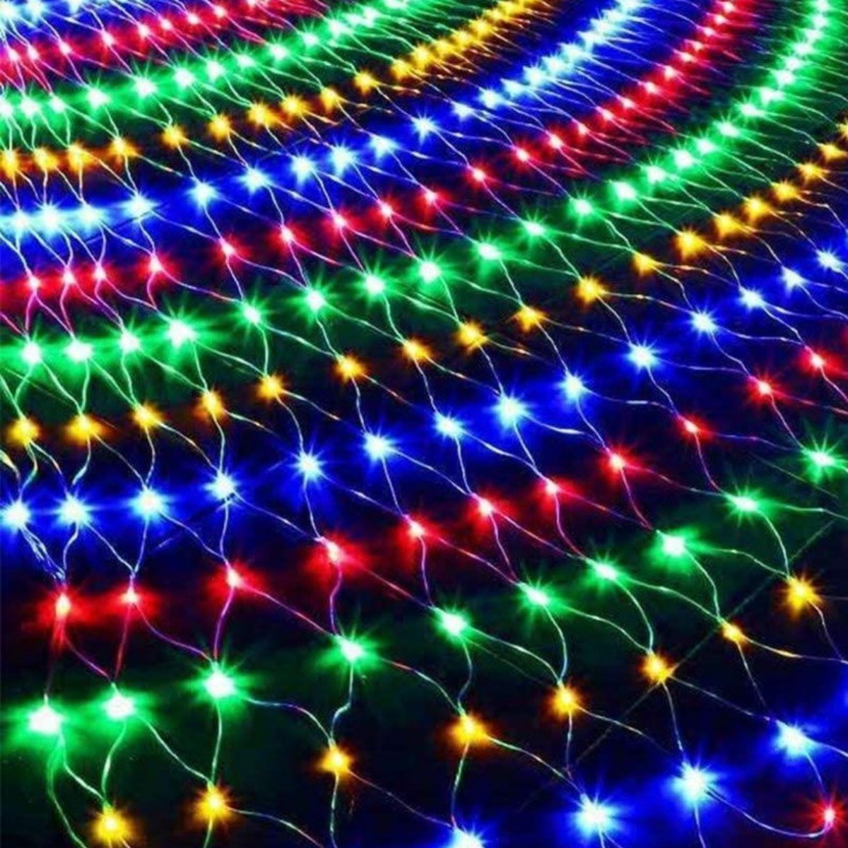 1x2 Metre Dekoratif File Ağ Perde 192 LED 8 Animasyonlu Farklı Iş