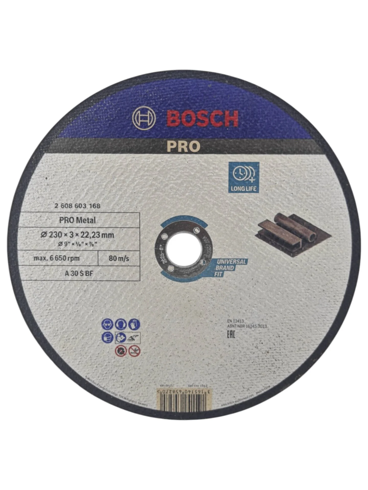 2 608 603 168   Bosch Pro Metal Kesici 3*230mm