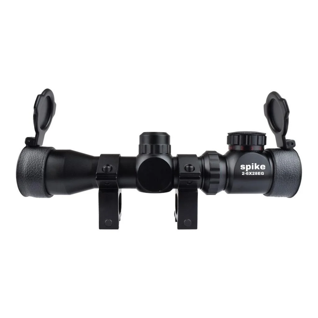 2-6x28 Zoomlu Av Tüfeği Dürbünü Hedef Çizgili Çift Işıklı