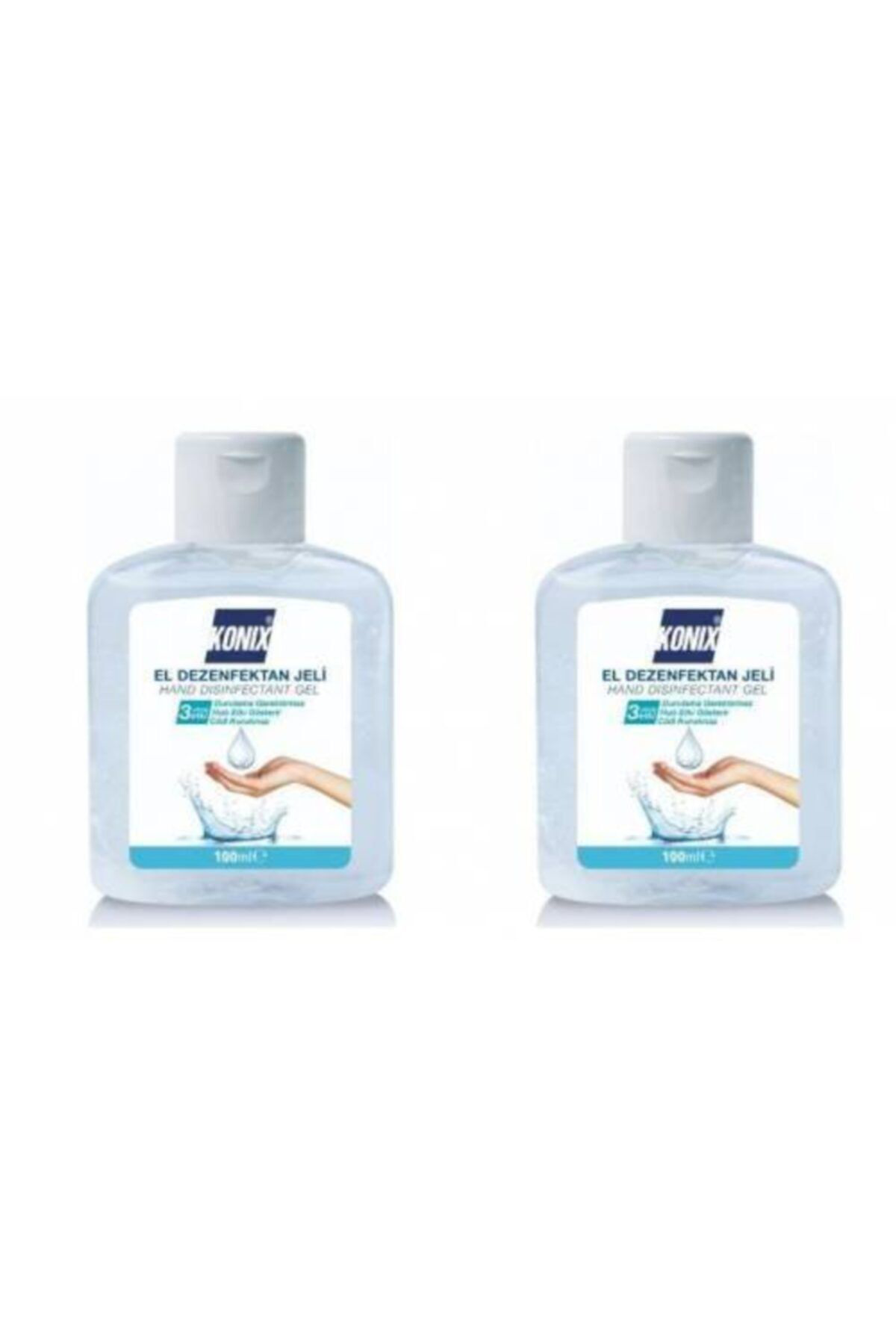 Konix 2 Adet 100Ml  Jel. El Dezenfektanı