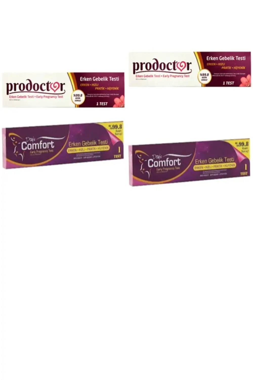 2 Adet + 2 Adet Comford Gebelik Erken Testi