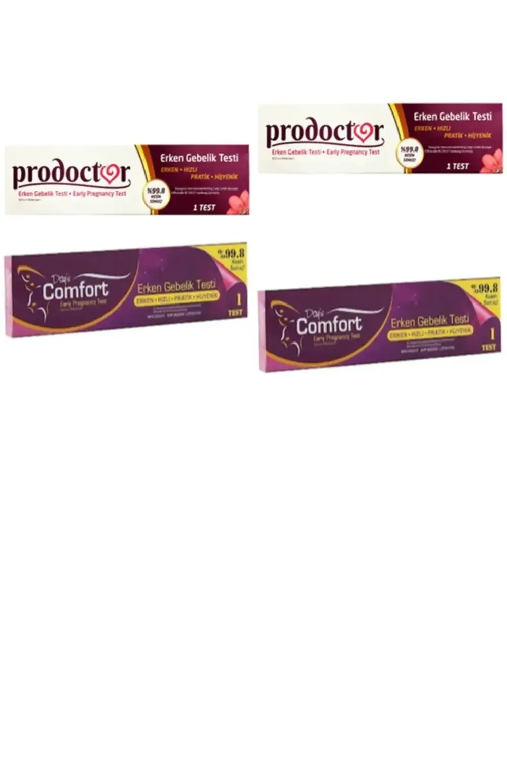 2 Adet + 2 Adet Comford Gebelik Erken Testi
