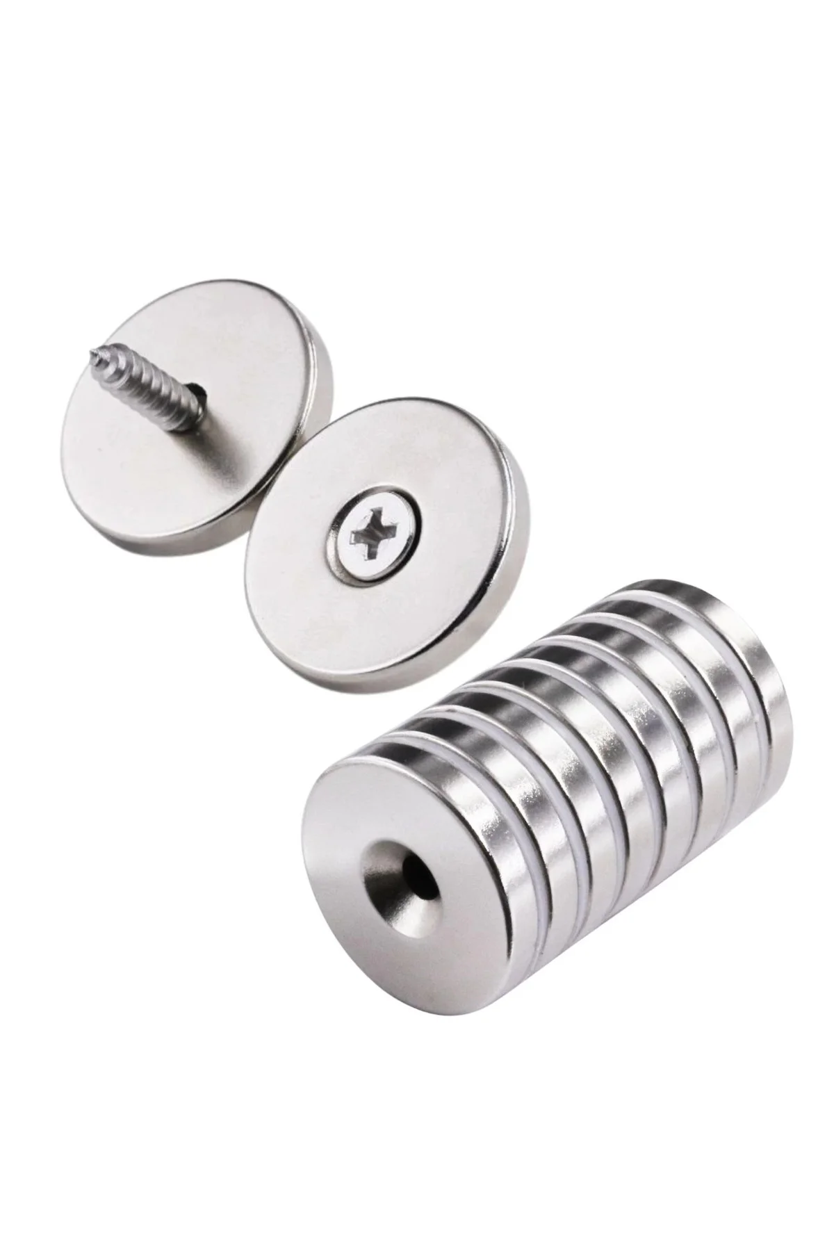 2 Adet 25x10/5x5,5 Mm Neodyum Mıknatıs Havşa Delikli Magnet Vida 2 Adet 25x10/5x5,5 Mm Neodyum Mıknatıs Havşa Delikli Magnet Vida