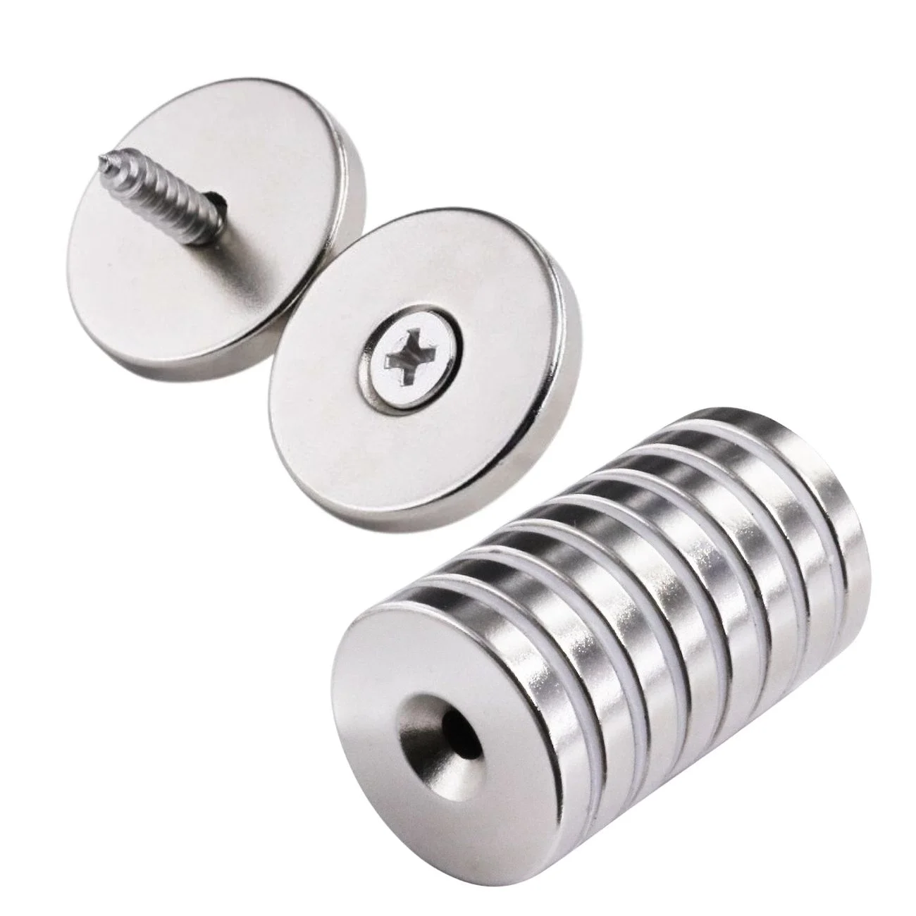 2 Adet 25x10/5x5,5 mm Neodyum Mıknatıs Havşa Delikli Magnet Vida Atılabilir N35 Nikel Paslanmaz Fiyatı, Yorumları ve Özellikleri