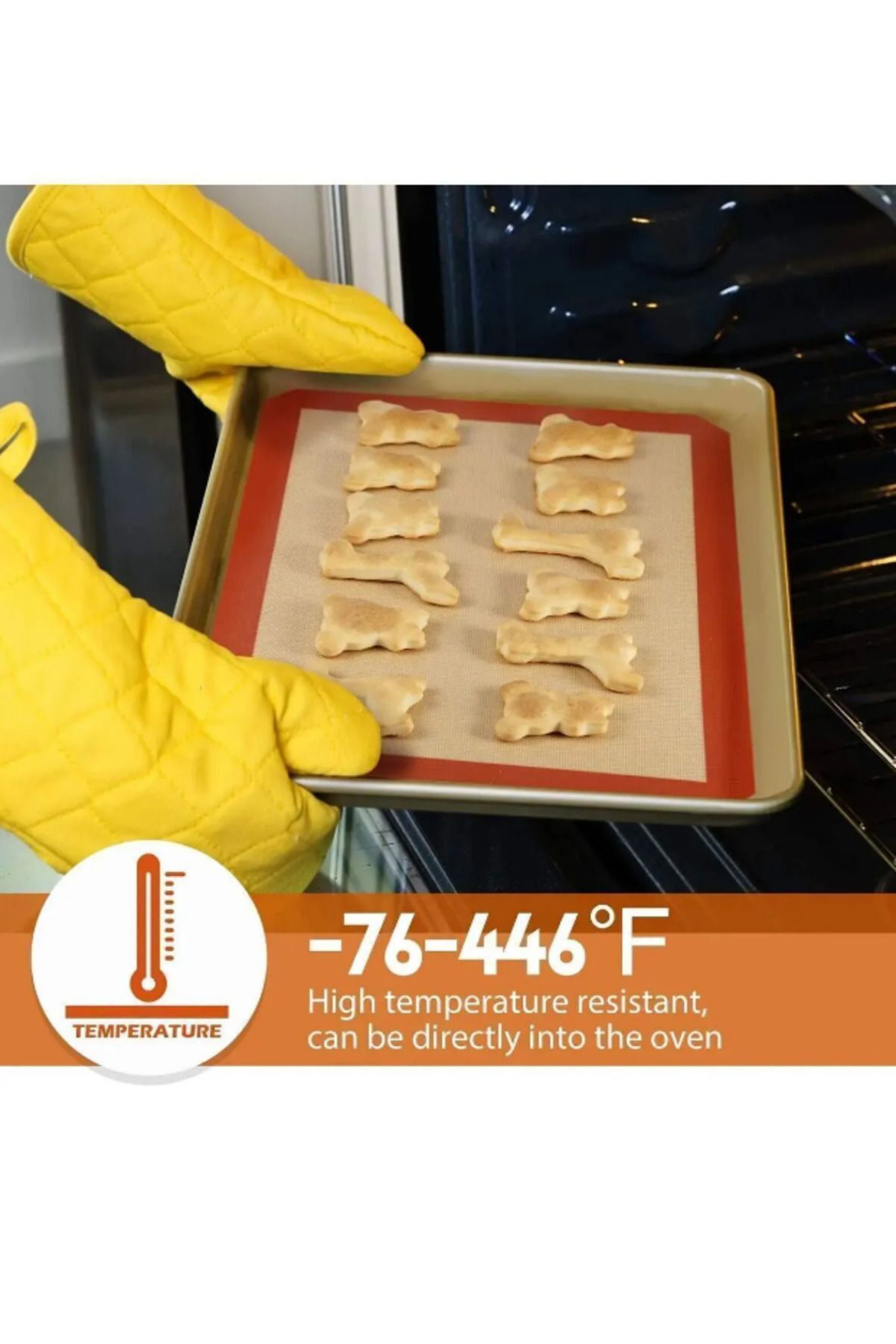 2 ADET 30x40 Fırınlanabilir Yıkanabilir Kendinden Yağlı Silikon P